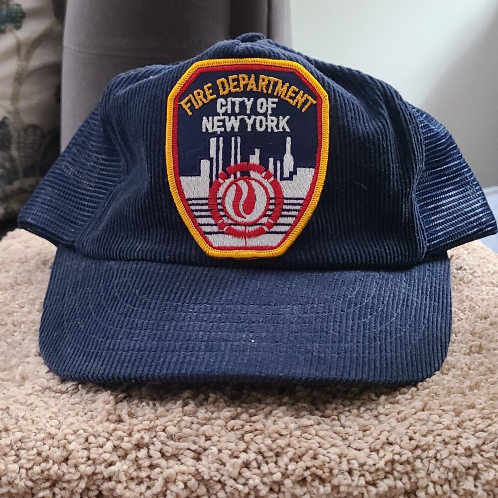 Vintage NYC Fire Department Curaroy Hat Rare